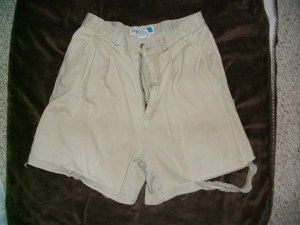 My Shorts -- Note frayed hem