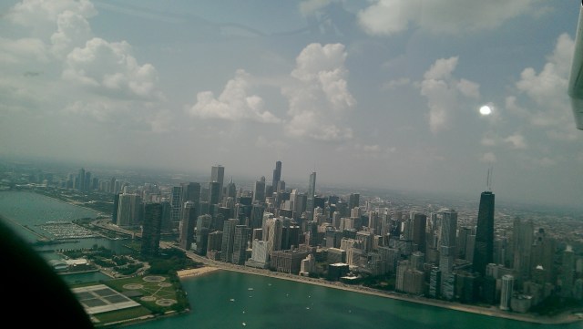 Chicago Skyline from the Air